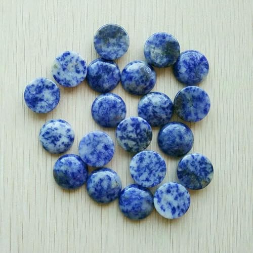 Natural tiger eye Labradorite quartz red stone round cabochon beads for jewelry making 20mm Wholesale 20pcs/lot-sodalite stone von VIEPGJ