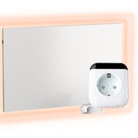 Infrarot Wandheizung mit Thermostat [fernbedienung + wifi steuerung] – Infrarotheizung Wandmontage Heizkörper – Carbon Crystal Infrarot Paneel App von VIESTA