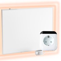 Infrarot Wandheizung mit Thermostat [fernbedienung + wifi steuerung] – Infrarotheizung Wandmontage Heizkörper – Carbon Crystal Infrarot Paneel App von VIESTA