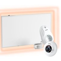 VIESTA® Infrarot Wandheizung mit Thermostat [FERNBEDIENUNG + WIFI STEUERUNG] – Infrarotheizung Wandmontage Heizkörper – Carbon Crystal Infrarot von VIESTA