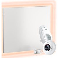 VIESTA® Infrarot Wandheizung mit Thermostat [FERNBEDIENUNG + WIFI STEUERUNG] – Infrarotheizung Wandmontage Heizkörper – Carbon Crystal Infrarot von VIESTA