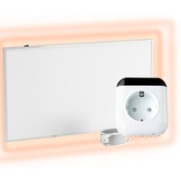 Viesta - Infrarot Wandheizung mit Thermostat [fernbedienung + wifi steuerung] – Infrarotheizung Wandmontage Heizkörper – Carbon Crystal Infrarot von VIESTA