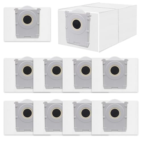 T50 Staubbeutel für ECOVACS DEEBOT X8 PRO Omni /T50 Pro Omni/T50 Max Pro/T50 Omni Saugroboter,Aktivkohle Staubbeutel Zubehör,10 Stück 3L Kapazität Staubsaugerbeutel Ersatzteile von VIEWALL