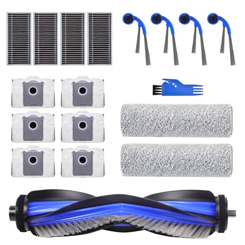VIEWALL Zubehör für ECOVACS DEEBOT T80 Omni Staubsauger,1 Hauptbürste, 2 Rolle Wischtücher,4 Seitenbürsten,4 HEPA-Filter,6 Staubbeutel,1 Reinigungswerkzeug VIEWALL Zubehör für ECOVACS DEEBOT T80 Omni Staubsauger,1 Hauptbürste, 2 Rolle Wischtücher,4 Seitenbürsten,4 HEPA-Filter,6 Staubbeutel,1 Reinigungswerkzeug von VIEWALL