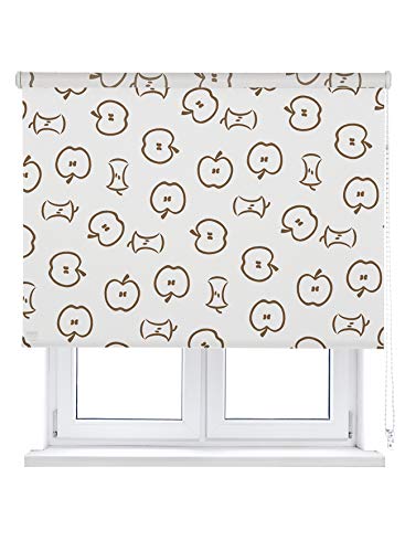 VIEWTEX Äpfel Rollo Braun von VIEWTEX