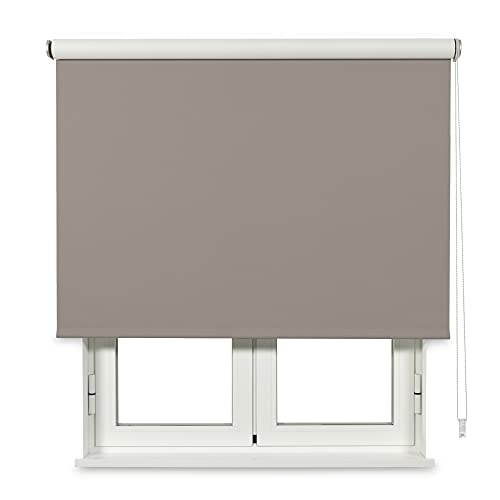 VIEWTEX - Rollo Sonnenschutz Blickdicht/Black-Out/Verdunklungsrollo (90_x_250_cm, braun) von VIEWTEX