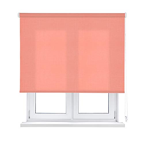 VIEWTEX Transparentes Rollo in Lachsform, 105 x 250 cm, für Türen und Fenster von VIEWTEX