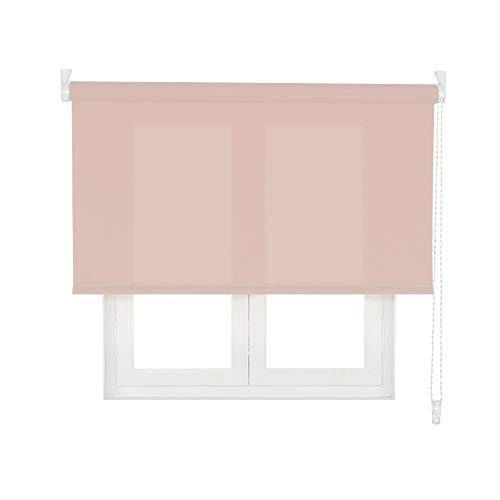 VIEWTEX Seitenzugrollo Lichtdurchlässig L2000 Quarzrosa 135 X 250 cm 5 Jahre Garantie von VIEWTEX