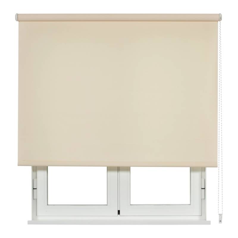 Viewtex Seitenzugrollo Lichtdurchlässig Basic Beige 135 x 250 cm von VIEWTEX