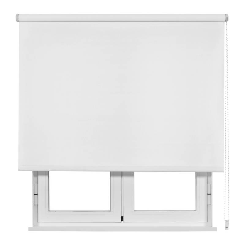 Viewtex Seitenzugrollo Lichtdurchlässig Basic Weiß 135 x 250 cm von VIEWTEX
