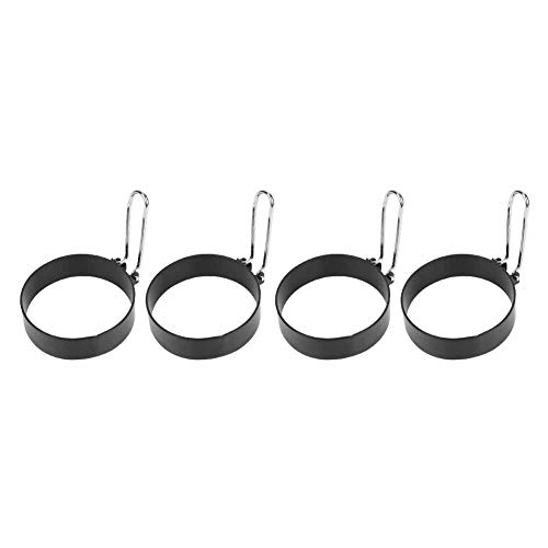 4pcs Eierring Edelstahl gebratener Eierschokern Pfannkuchen -Formform Küchenküche Kochwerkzeug von VIFERR