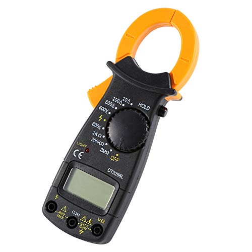 DT-3266L Digitale Stromzange AC/D Strom 600A Strommessgerät Digitales Zangenmessgerät Multimeter Voltmeter Amperemeter für Spannung Strom Widerstand Kapazität Frequenz Durchgang Temperatur von VIFERR