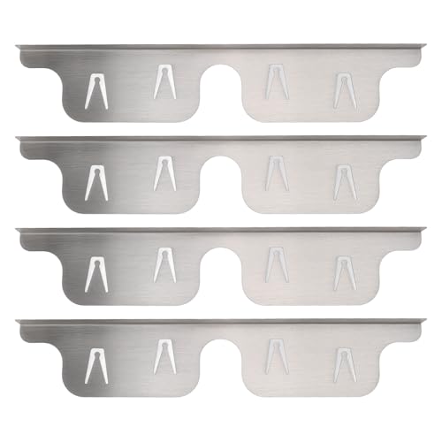 Edelstahlofenspalteabdeckung 2 Paar Counter Guard 35-70 cm dehnbar Silberküchenzubehör Edelstahlofenspalteabdeckung 2 Paar Counter Guard 35-70 cm dehnbar Silberküchenzubehör von VIFERR