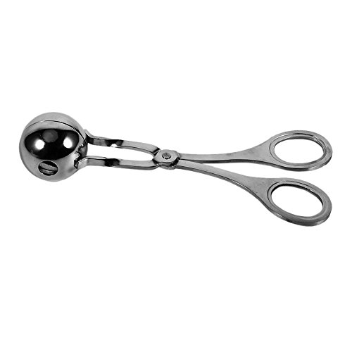 Fleischballenausstecher, Edelstahl-Fleischbällchen-Kugelmacher, Cake Pop, Keksschaufel, Eiszange, Fruchtballenzange für Küchengeräte, Ballgröße 3,5 cm Fleischballenausstecher, Edelstahl-Fleischbällchen-Kugelmacher, Cake Pop, Keksschaufel, Eiszange, Fruchtballenzange für Küchengeräte, Ballgröße 3,5 cm von VIFERR