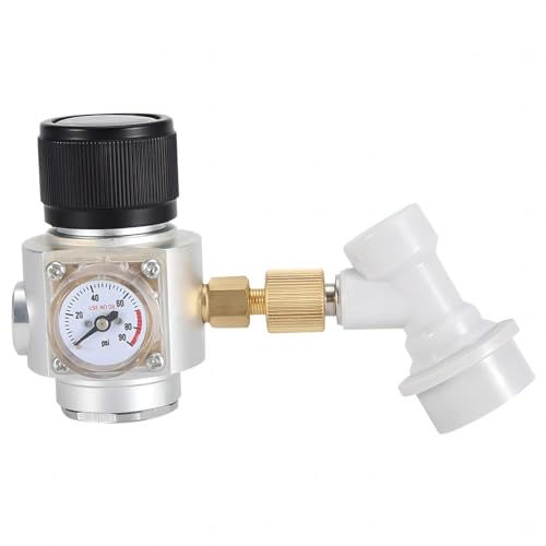 VIFERR Keg Regulator - CO2 Druckminderer Mini Barrel Regulator CO2-Regler für Homebrewing von VIFERR