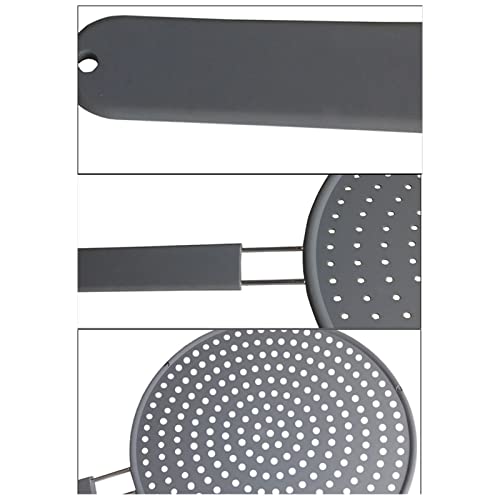 Küchen-Silikon-Splatter-Bildschirm, hoch beständige Kühl matte, Abfluss platte und Sieb-Fetter-Fettsc halter-Splatter-Schutz-Abtropf-Topf-Abdeckung runder Sieb Küchen-Silikon-Splatter-Bildschirm, hoch beständige Kühl matte, Abfluss platte und Sieb-Fetter-Fettsc halter-Splatter-Schutz-Abtropf-Topf-Abdeckung runder Sieb von VIFERR