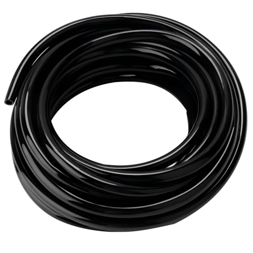 VIFERR Mikro-Bewässerungsschlauch, 10m Garten Tropfbewässerung Schlauch PVC Wassersparschlauch für Landwirtschaft Rasen Garten Bewässerungssystem, Schwarz von VIFERR