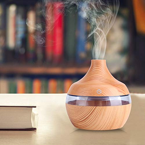 VIFERR Luftbefeuchter 300ml USB LED Luftbefeuchter Purifier Öl Diffusor Aroma Diffuser von VIFERR