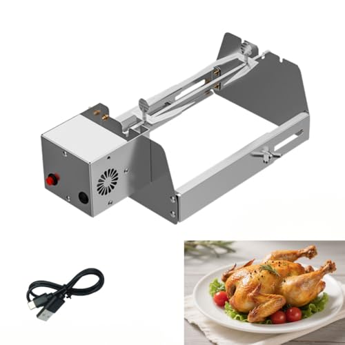 VIFERR BBQ automatisch drehbar, Hühnergabel (Steckversion) mit Typ-C-Ladeanschluss von VIFERR