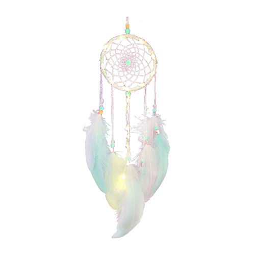 VIFERR Traumfänger, Handgemachte Federn Traumfänger DIY Dreamcatcher für Mädchen Kinder Schlafzimmer Wanddekoration von VIFERR