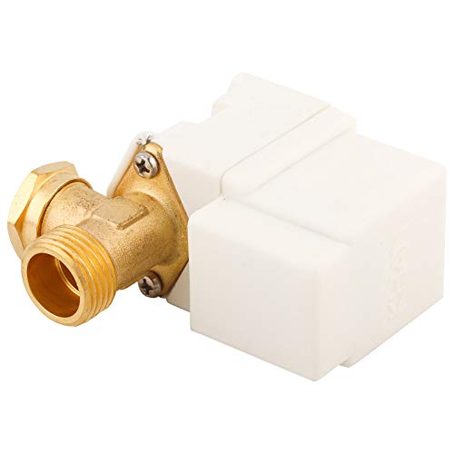 VIFERR Magnetventil DC 12V G1/2" Messing Elektrisches Magnetventil Normalerweise Geschlossenes Magnet Ventil für Wassersteuerung von VIFERR
