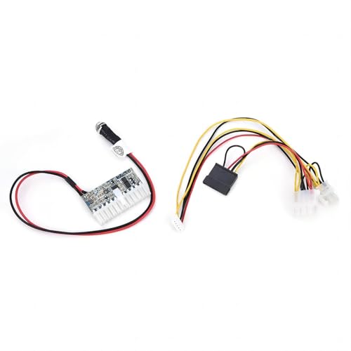 VIFERR Netzteilmodul DC-ATX Hochleistungs-Stromversorgungsmodul mit Multi-Head-Netzkabel In-Line DC-ATX-Netzteilmodul 12V ITX Z1 Upgrade 24PIN von VIFERR