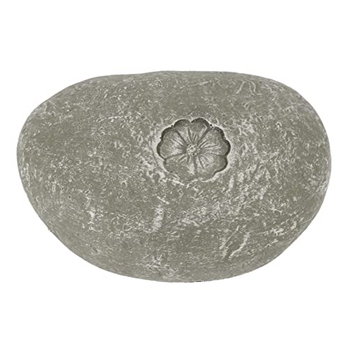 VIFERR Pet Memorial Steinharz DIY -Schriftzug Simulation Kieselsteine ​​für Katzen Hunde Garten Marker (Kleine Blumenstein Moos Farbe) von VIFERR