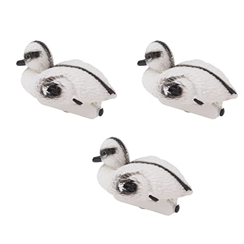 VIFERR Realistische gelbe Entenküken 3PCs für Wasserdekoration Gartenteich Fischschwimmbad (C) von VIFERR