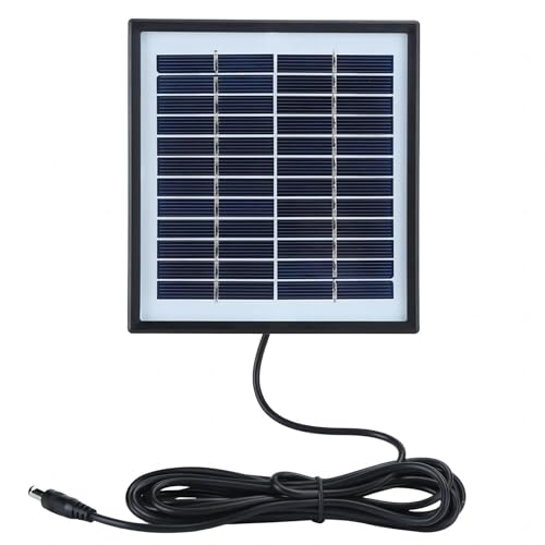 VIFERR Solarpanel 2W 12V Solar Ladegerät Mini Polysilizium Solarzellen Batterieplatte Solar Charger für Outdoor Wandern Camping von VIFERR