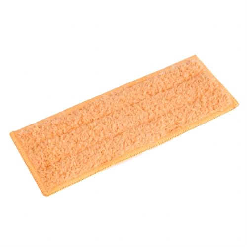 VIFERR Mop Pads, 10 Stück Waschbar Wischpad Microfaser Reinigung Pads Wiederverwendbare Wet Dry Ersatz Pads Kompatibel mit IRobot Braava Jet 240/241 (Orange) von VIFERR