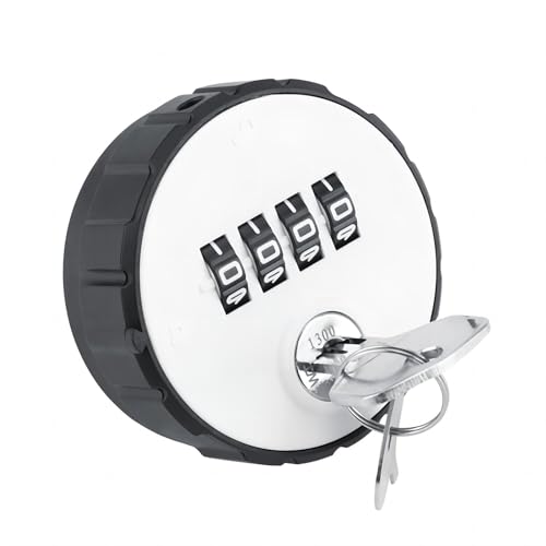 VIFERR Zahlenschloss Schloss Digitale Zinklegierung Code Kombination Cam Briefkastenschloss Passwort Safe Lock mit Schlüssel (26mm) von VIFERR