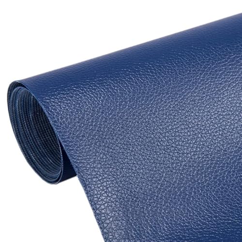 1 Stück 50 x 137 cm DIY PU Leder Selbstklebend Fix Patch Sofa Reparatur Subsidies PU Stoff Aufkleber PU Leder (Dunkelblau) von VIGAN