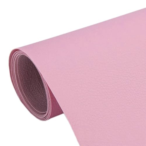 1 Stück 50 x 137 cm DIY PU Leder Selbstklebend Fix Patch Sofa Reparatur Subsidies PU Stoff Aufkleber PU Leder (Pink) von VIGAN