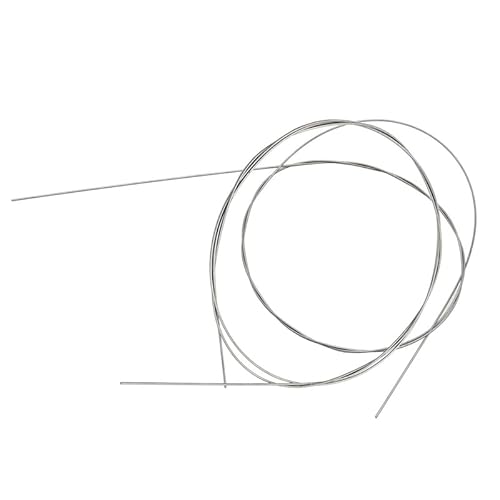 1M Super elastischer Nitinol-Legierungs-Nickel-Titan-Geradedraht Hyperelastischer Filament-Federstahldraht (1, 0.2MMX1M) von VIGAN