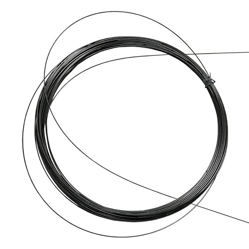 1M Superelastischer gerader Draht aus Nitinollegierung und Nickel-Titan, hyperelastisches Filament, schwarzer superelastischer Angeldraht (1, 0.1MMX1M) von VIGAN