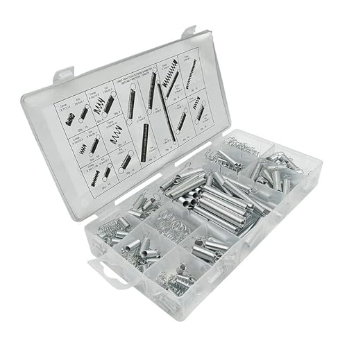 200PCS Steel Spring Set Extension Springs Compression Springs Combination Assorted with Storage Box Portable Tool Set 20 Sizes von VIGAN