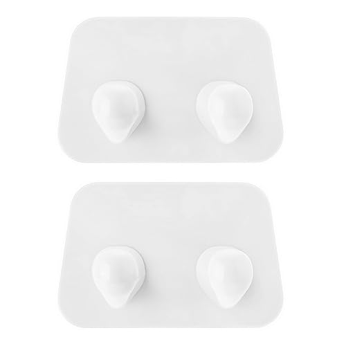 VIGAR - Packung mit 2 Klebehaken - Doppelhaken - 11,6 x 7,5 x 7,5 cm - Kompaktes Modell - zum Aufhängen von Schlüsseln, Handtüchern, Kleidung oder Waschlappen - 3M-Kleber - bis zu 4 kg - Weiß VIGAR - Packung mit 2 Klebehaken - Doppelhaken - 11,6 x 7,5 x 7,5 cm - Kompaktes Modell - zum Aufhängen von Schlüsseln, Handtüchern, Kleidung oder Waschlappen - 3M-Kleber - bis zu 4 kg - Weiß von VIGAR