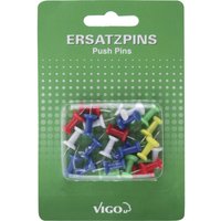 Vigo - Pins für Pinn- und Magnettafeln 25er Pack, bunt Magnettafel & Pinnwand von VIGO