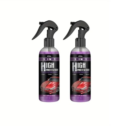VIGOEXPRESS 3-in-1 Keramik Auto-Pflege-Spray, Schützt vor Kratzern & Schmutz, Reinigt und Poliert, 200ml | CARCOAT von VIGOEXPRESS