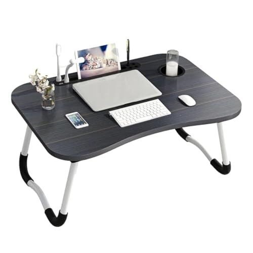 Mini-Klapptisch, Klappbarer Arbeitstisch, Tragbarer Tisch, Betttisch, Klappbarer Lapdesk, für Sofa Couch Boden Arbeiten Studieren Lesen Schreiben Essen - DESKLET von VIGOEXPRESS