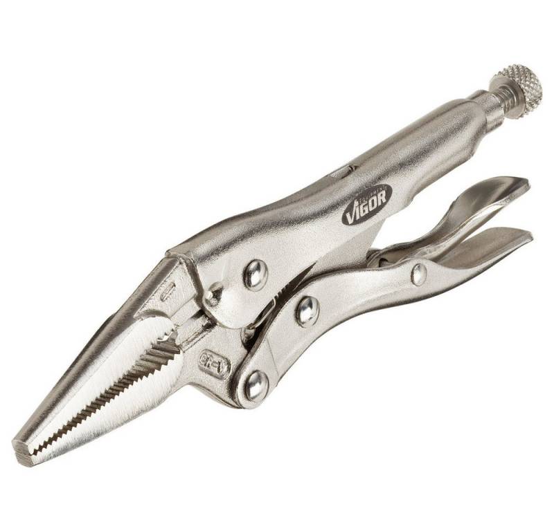 VIGOR Gripzange Vigor V1802 Gripzange Gerade mit Prismenaussparung 150 mm von VIGOR