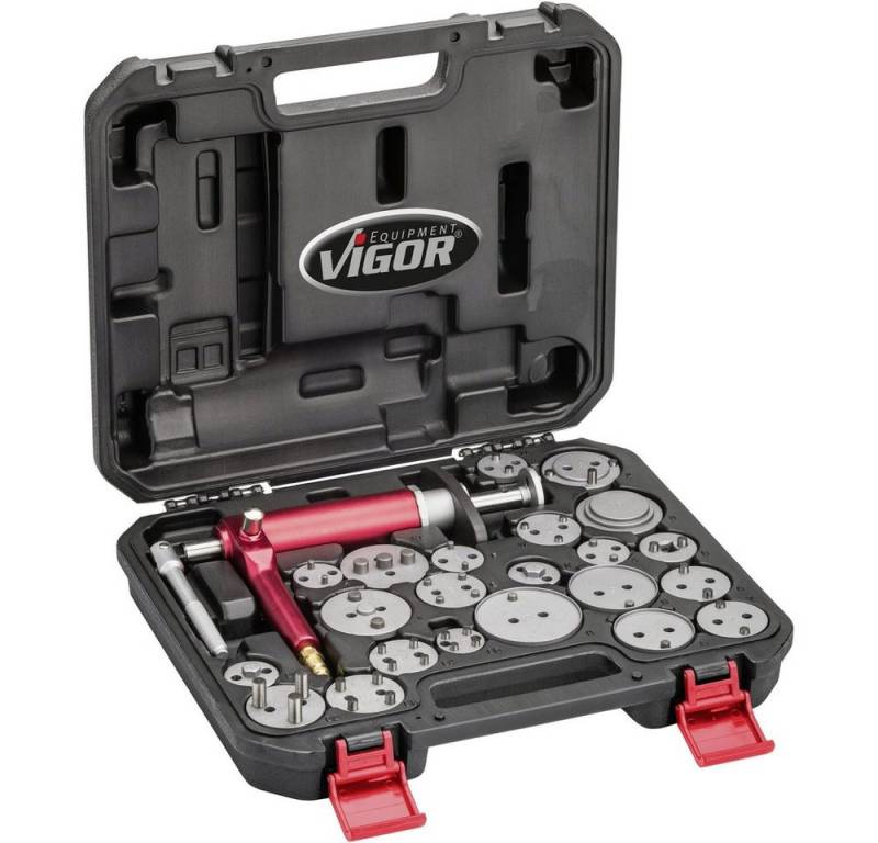 VIGOR Montagewerkzeug Vigor V1711N Bremskolben-Rückstellwerkzeug Satz, pneumatisch V1711N von VIGOR