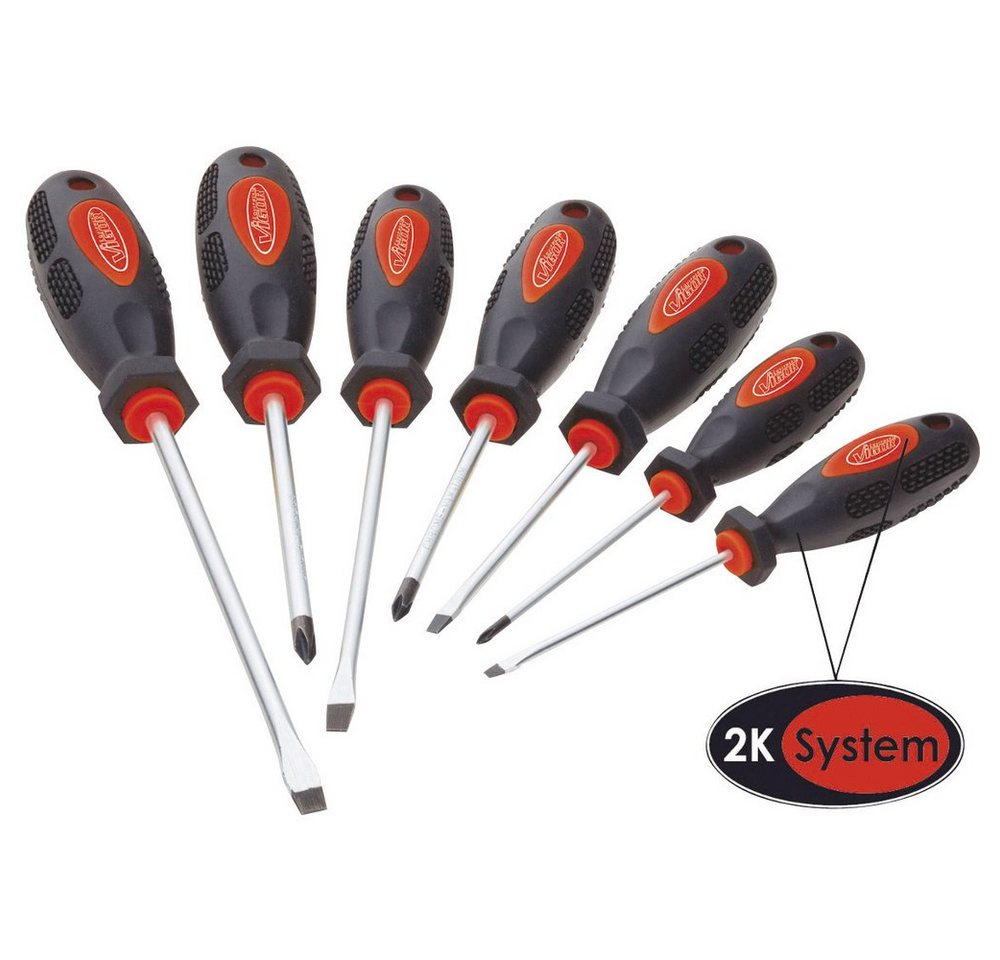 VIGOR Schraubendreher Vigor Werkstatt Schraubendreher-Set 7teilig Schlitz, Kreuzschlitz Phi VIGOR Schraubendreher Vigor Werkstatt Schraubendreher-Set 7teilig Schlitz, Kreuzschlitz Phi von VIGOR