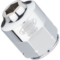 VIGOR Steckschlüssel-Einsatz superflach V7202-9 Vierkant hohl 12,5 mm (1/2 Zoll) Außen-Sechskant Profil 9 von Vigor