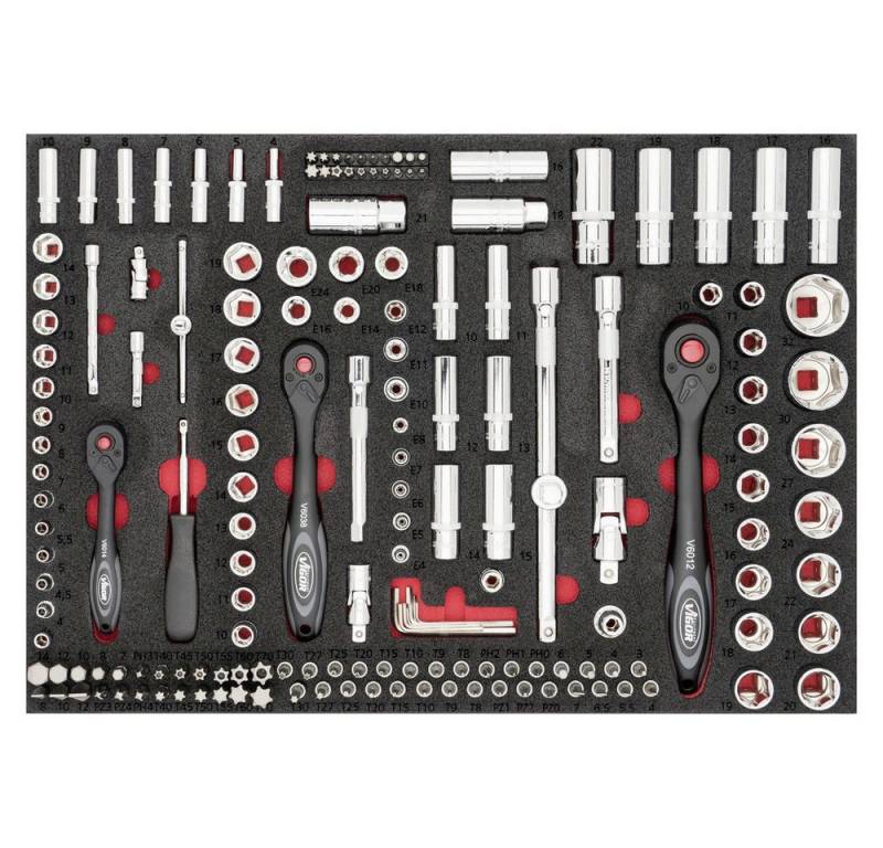 VIGOR Steckschlüssel Vigor V4188 Steckschlüsselsatz V4188 von VIGOR