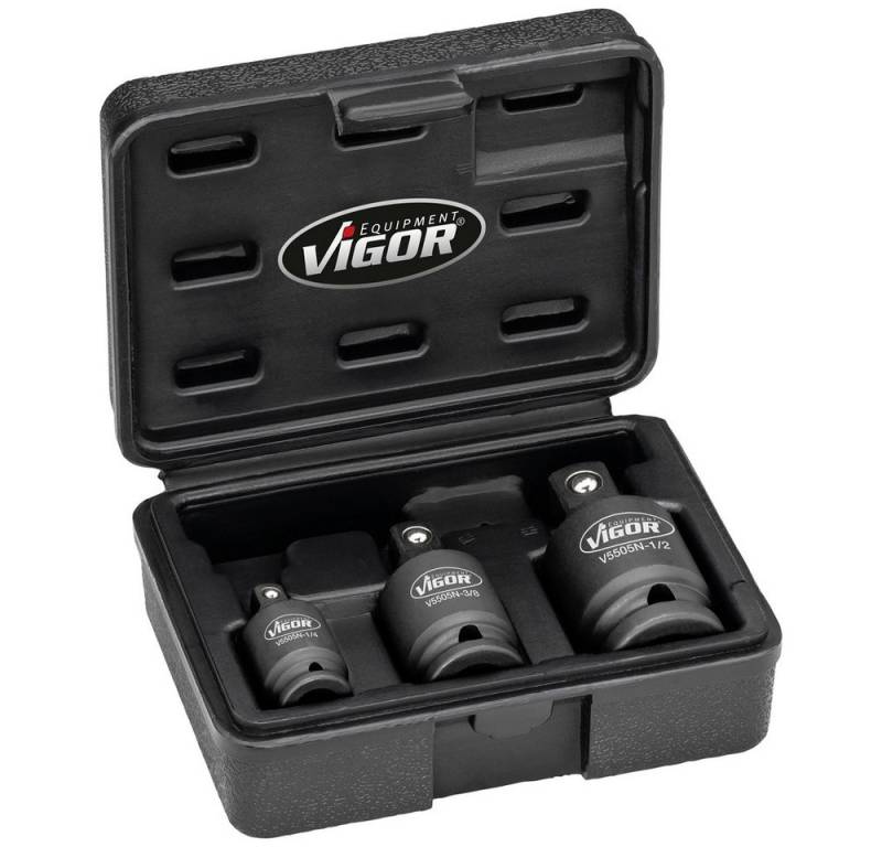VIGOR Steckschlüssel Vigor V5505N Kraft-Steckschlüsseleinsatz-Set Antrieb 1/2" (12.5 mm) von VIGOR