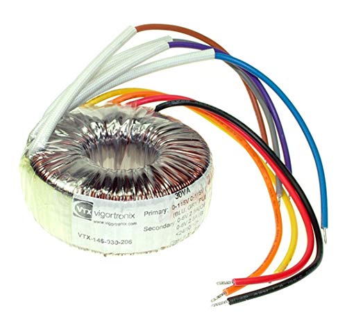 Toroidal Trafo 100 VA 2 x 115 V : 2 x 24 V von VIGORTRONIX