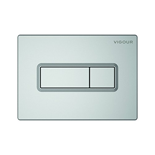 Betätigungsplatte TEES seidenmatt f.2-Mengen-Spültechnik VIGOUR VIGTEESCM von VIGOUR