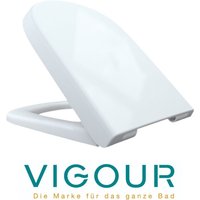 Derby Style WC-Sitz mit Absenkautomatik und TakeOff Funktion, weiß - Vigour von VIGOUR