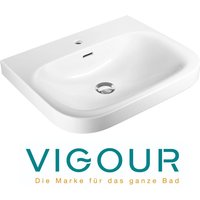 Vigour - derby Waschtisch 60x48 cm, weiß von VIGOUR